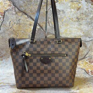 Sold!!Louis Vuitton Iena PM Damier Ebene Shoulder Bag Brown